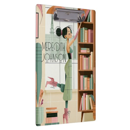 Porte-bloc Porte-documents de bureau rétro graphique de burea (Swatch)