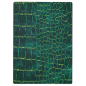 Porte-bloc Porte-documents de style cuir vert faux (Dos)