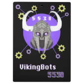 Porte-bloc Porte-documents des Swan Valley VikingBots – Équip (Dos)