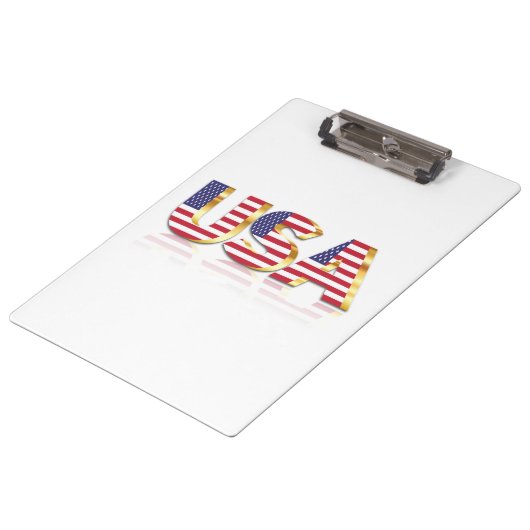 Porte-bloc Porte-documents Drapeau USA (Incliné)
