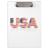 Porte-bloc Porte-documents Drapeau USA (Devant)