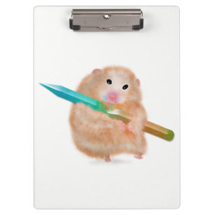 Porte-bloc Porte-documents drôle de hamster par Gemma Orte De