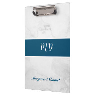 Porte-bloc Porte-documents en marbre blanc pour une organisat