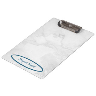 Porte-bloc Porte-documents en marbre blanc pour une organisat