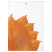 Porte-bloc Porte-documents feuilles orange automne (Dos)