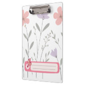Porte-bloc Porte-documents Fleuris Pastel Bloom pour Adolesce (Gauche)