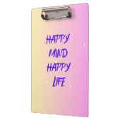Porte-bloc Porte-documents Happy Mind – Décoration de bureau (Gauche)