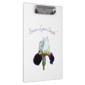 Porte-bloc Porte-documents Iris Violet et Blanc (Swatch)