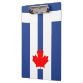 Porte-bloc Porte-documents patriotique avec drapeau de Toront (Gauche)
