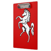 Porte-bloc Porte-documents patriotique avec drapeau du comté (Gauche)