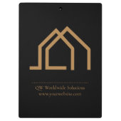 Porte-bloc Porte-documents promo immobilier moderne (Dos)