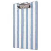 Porte-bloc Porte-documents rayé bleu et blanc mignon  (Gauche)