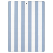 Porte-bloc Porte-documents rayé bleu et blanc mignon  (Dos)