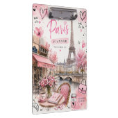 Porte-bloc Porte-documents rose aquarelle Paris (Swatch)