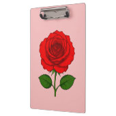 Porte-bloc Porte-documents Rose Rouge (Gauche)