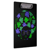 Porte-bloc Porte-documents vert et bleu Afro Diva (Swatch)