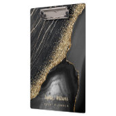 Porte-bloc Porte en marbre noir (Gauche)