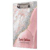 Porte-bloc Porte en marbre rose (Gauche)