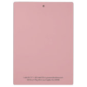 Porte-bloc Porte en marbre rose (Dos)