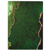 Porte-bloc Porte en marbre vert et or (Dos)
