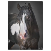 Porte-bloc Portrait de cheval II (Dos)