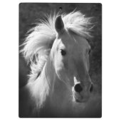 Porte-bloc Portrait de cheval V (Dos)