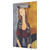 Porte-bloc Portrait de Jeanne Hebuterne par Amedeo Modigliani (Gauche)