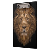 Porte-bloc Portrait de lion géométrique (Gauche)