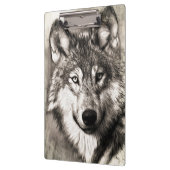 Porte-bloc Portrait de loup (Gauche)