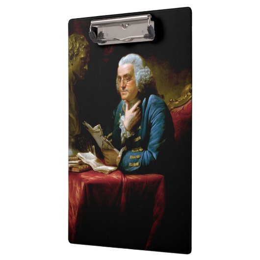 Porte-bloc Portrait de pouce, Benjamin Franklin Père fondateu (Gauche)