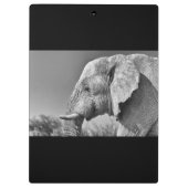 Porte-bloc Portrait d'éléphant (Dos)