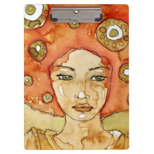 Porte-bloc Portrait d'une belle fille