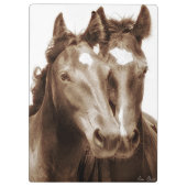 Porte-bloc Portrait III de cheval (Dos)