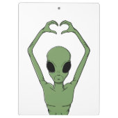 Porte-bloc Pose du cœur extraterrestre (Dos)