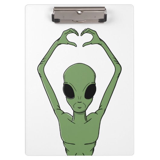 Porte-bloc Pose du cœur extraterrestre (Devant)