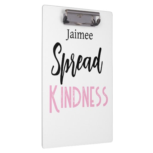 Porte-bloc Positive Vibes Spread Kindness Clipboard (Swatch)