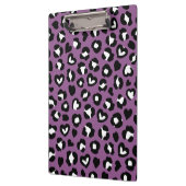 Porte-bloc Poster de animal, Léopard Violet, Spots De Cheetah (Gauche)