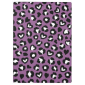 Porte-bloc Poster de animal, Léopard Violet, Spots De Cheetah (Dos)