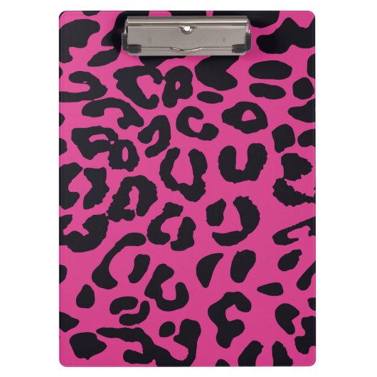 Porte-bloc Poster de animal rose (Devant)