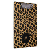 Porte-bloc Poster de animal sauvage léopard + Monogramme (Swatch)