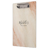 Porte-bloc Poudre marron poussiéreuse chic (Gauche)