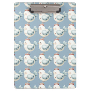 Porte-bloc Poulet Cottagecore Pastel