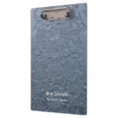 Porte-bloc Poupées de cerf bleu clair, Mon Enseignant Préféré (Gauche)