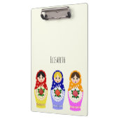 Porte-bloc Poupées russes de matryoshka (Gauche)