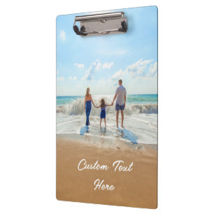 Porte-bloc pour photos de famille avec texte perso