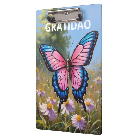 Porte-bloc Prancheta Borboleta (Gauche)