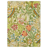 Porte-bloc Pre-Raphaelite d'or de cru de lis de William (Dos)