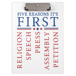 Porte-bloc Premier amendement Manifestation pour la liberté d