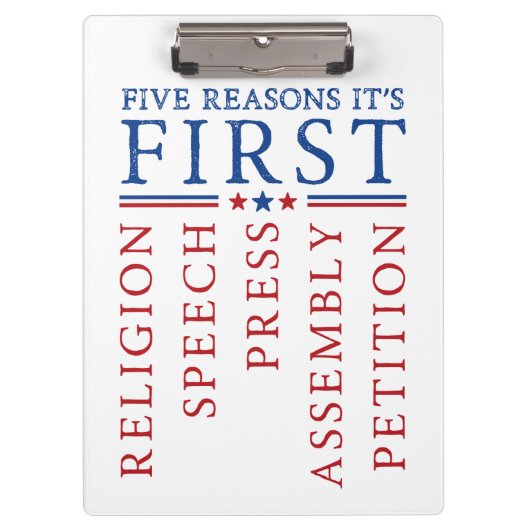 Porte-bloc Premier amendement Manifestation pour la liberté d (Devant)
