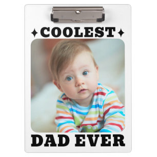 Porte-bloc Première Fête des Pères Papa le Plus Cool Bébé Pho